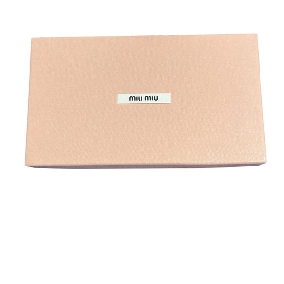 Miu Miu Red Leather Zip Wallet - Picture 2 of 6
